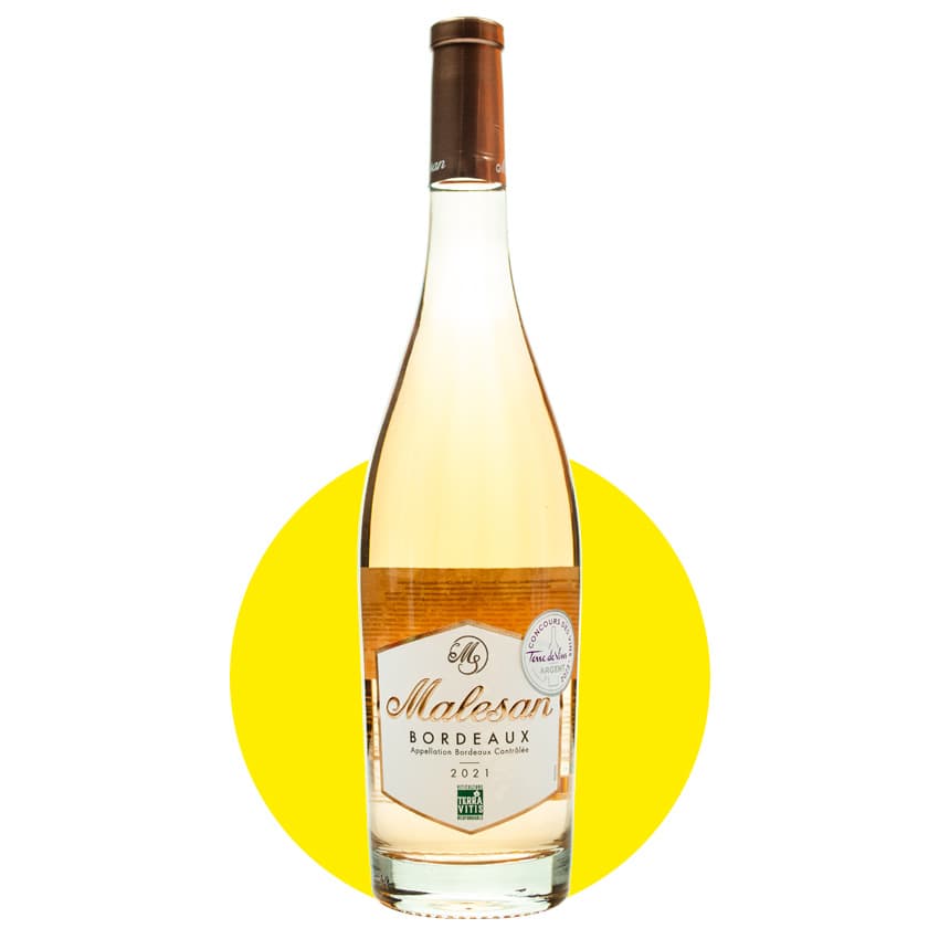 Вино "Malesan Bordeaux Rose" рожеве сухе 0,75л 12,5%