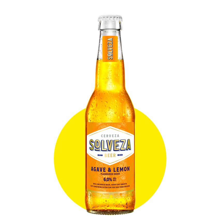 Пиво "Solveza Agave & Lemon" світле 0,33л 6%