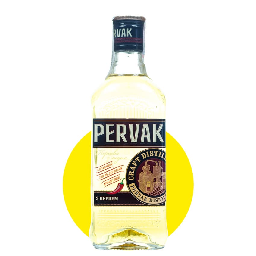 Настоянка "Первак" перцева з медом 0,5л 37,5%