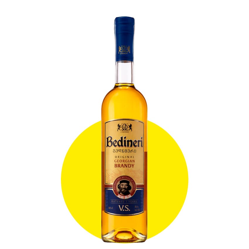 Бренді "Bedineri" 3 роки 0,5л 40%