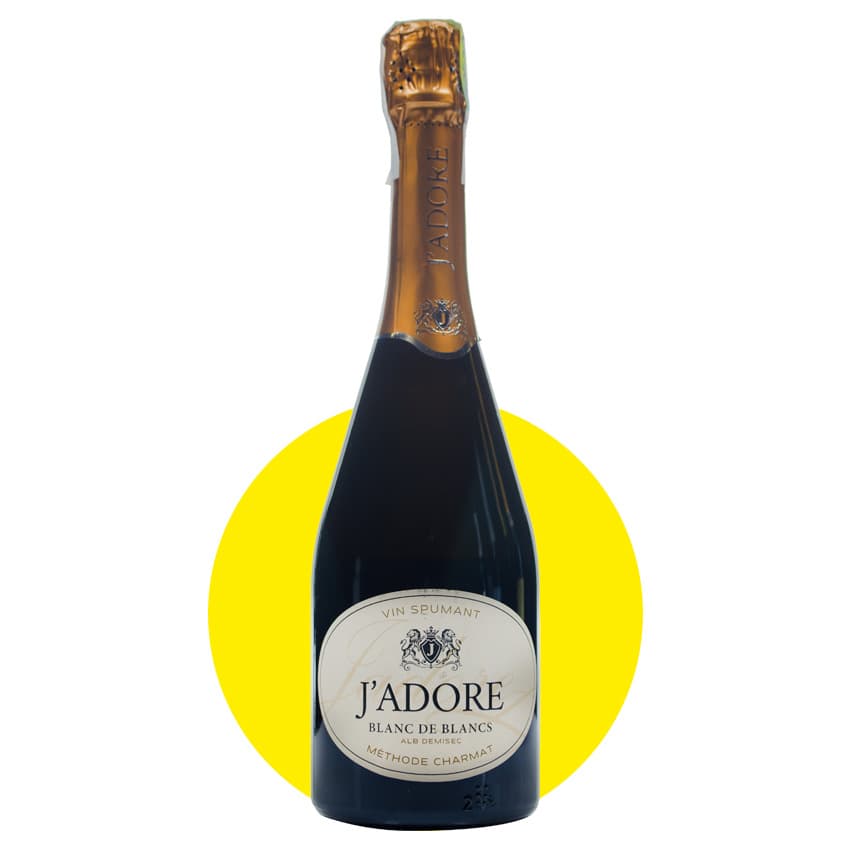 Вино ігристе "J'ADORE Sauvignon Blanc" біле напівсухе 0,75л 11,5%