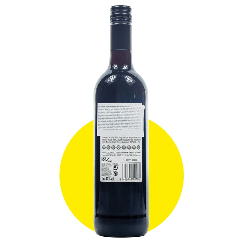 Вино "NUVA Tempranillo" червоне сухе 0,75л 12%