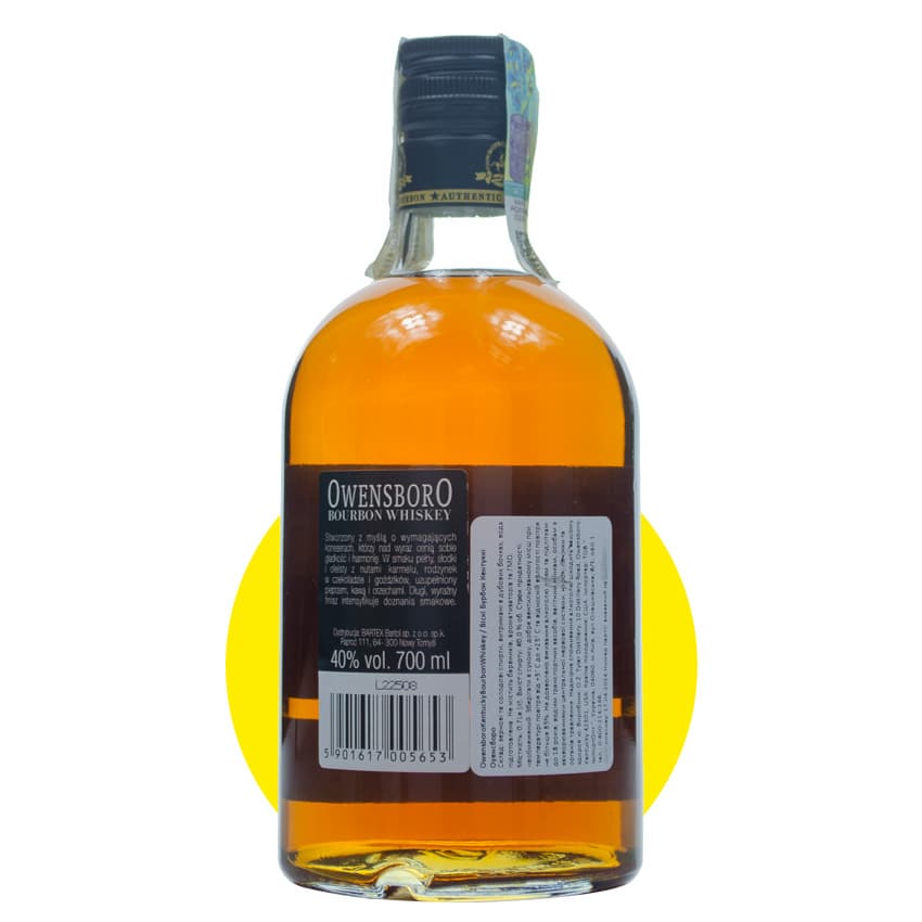 Бурбон "Owensboro Bourbon Whiskey" 0,7л 40%