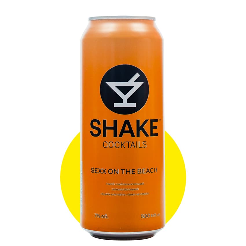 Напій слабоалкогольний "SHAKE" Sexx on the Beach 0,5л 7% з/б