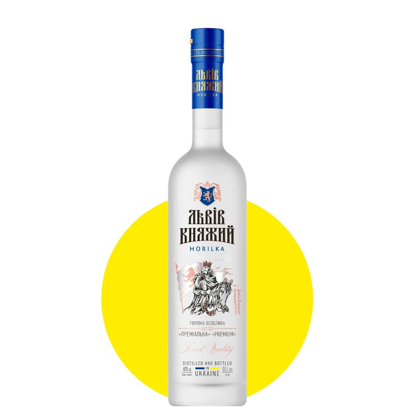 Горілка "Львів Княжий" PREMIUM 0,5л 40%