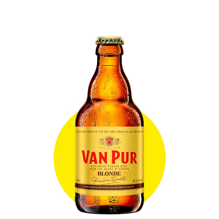 Пиво "Van Pur Blonde" світле 0,33л 6,6%