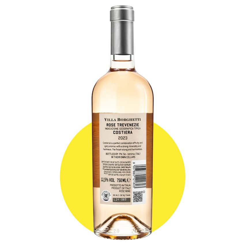Вино "Costiera Rose Trevenezie" рожеве сухе 0,75л 12,5%