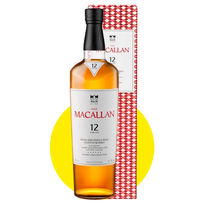 Віскі "The Macallan Double Cask" 12 років у подарунковій коробці 0,7л 40%