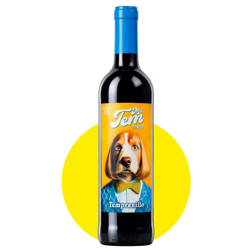Вино "Mr.TEM Tinto" червоне сухе 0,75л 12%