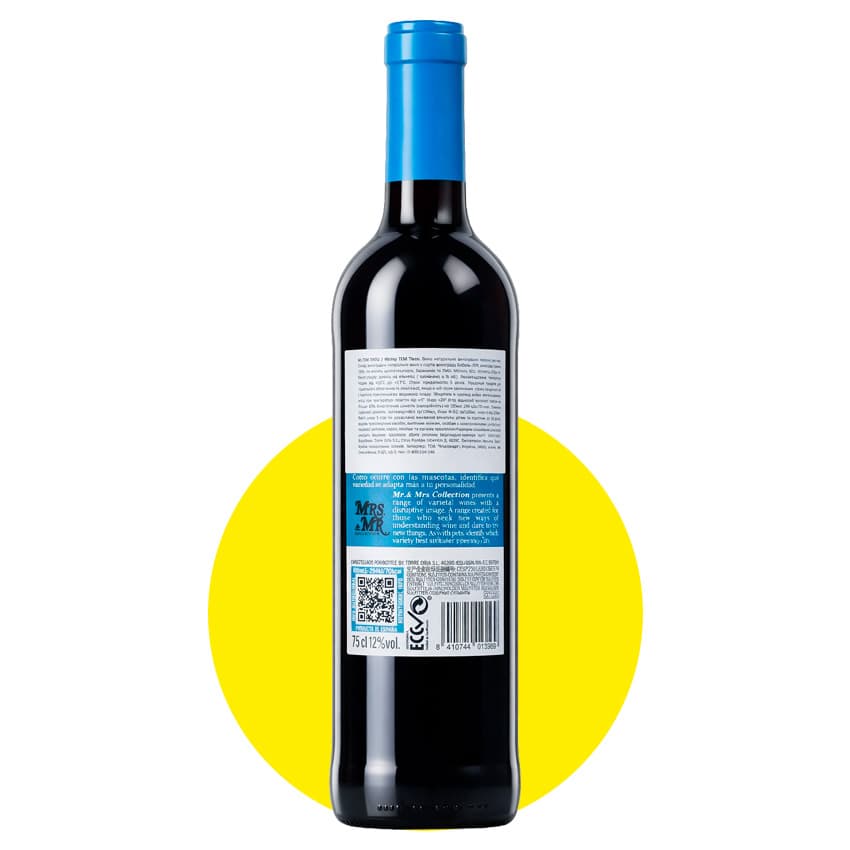 Вино "Mr.TEM Tinto" червоне сухе 0,75л 12%