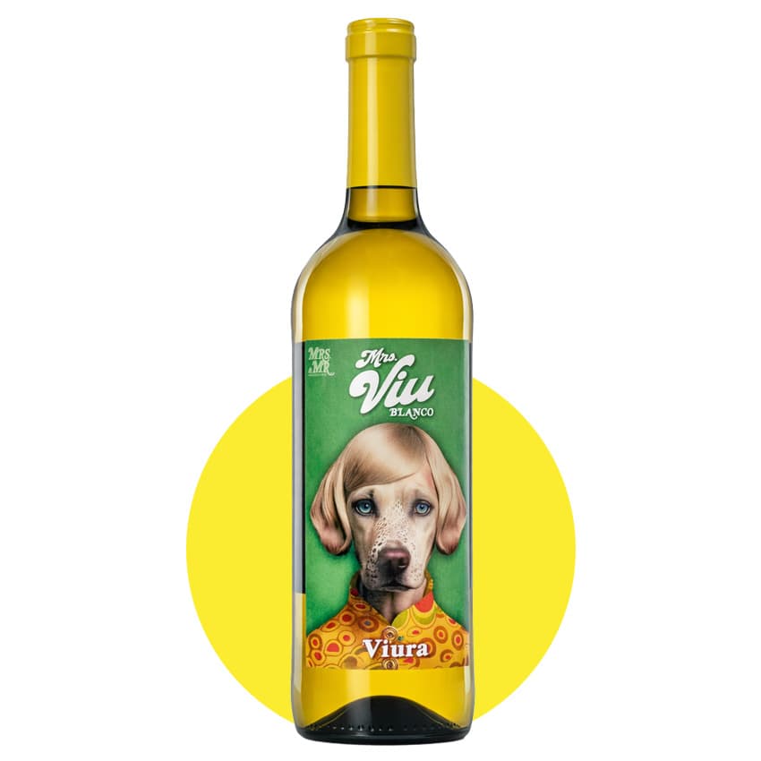 Вино "Mrs.VIU Blanco" біле сухе 0,75л 11,5%