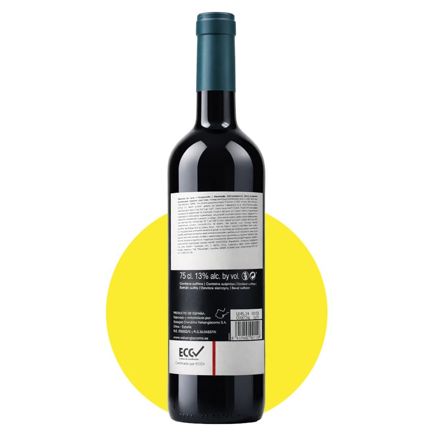 Вино "Marques de Caro Tempranillo" червоне сухе 0,75л 13%