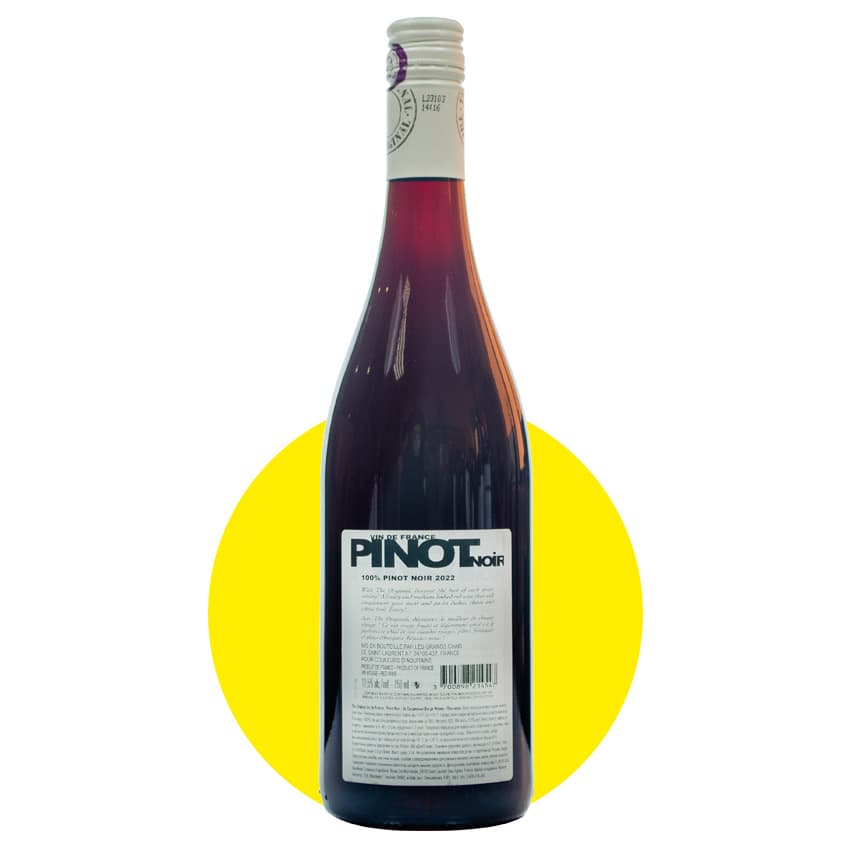 Вино "The Original Vin de France Pinot Noir" червоне сухе 0,75л 12,5%