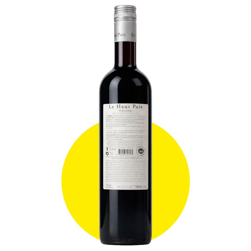 Вино "Le Haut Pais Merlot" червоне напівсолодке 0,75л 12%