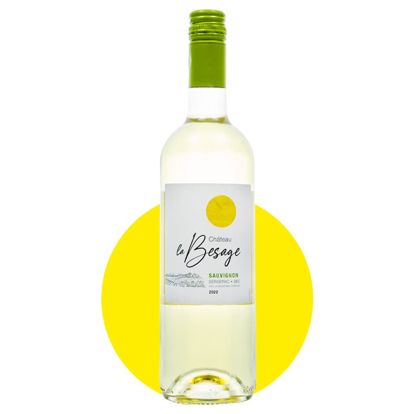 Вино "Chateau la Besage Sauvignon" біле сухе 0,75л 12,5%