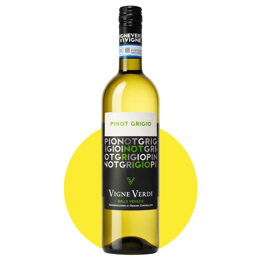 Вино "Vigne Verdi Pinot Grigio" біле сухе 0,75л 12%