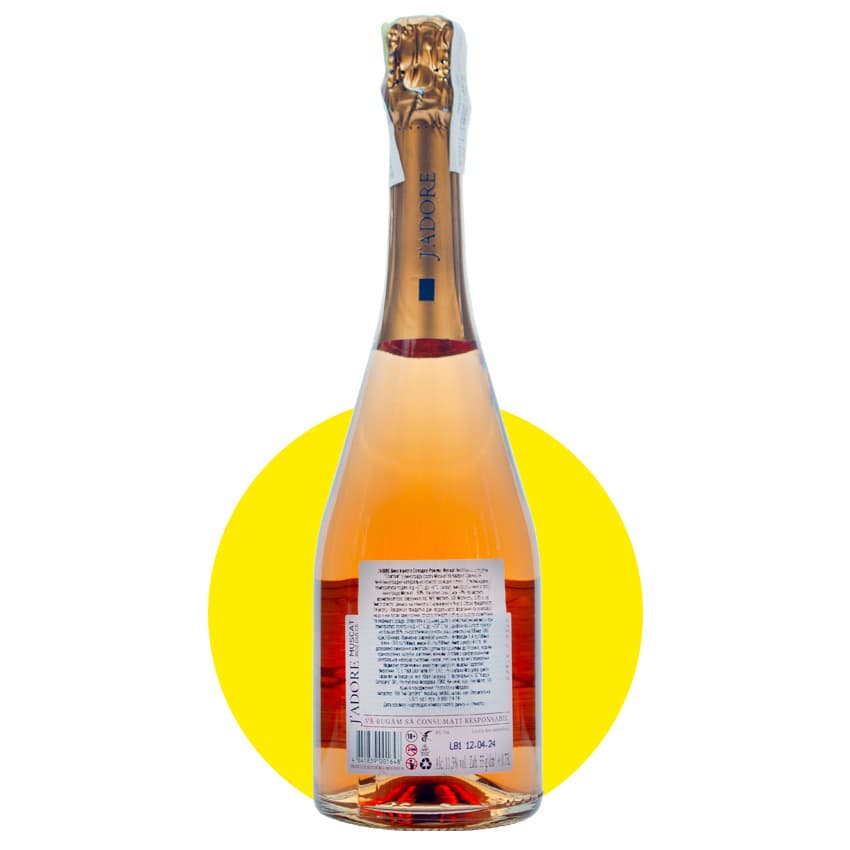 Вино ігристе "J'ADORE Muscat" рожеве солодке 0,75л 11,5%