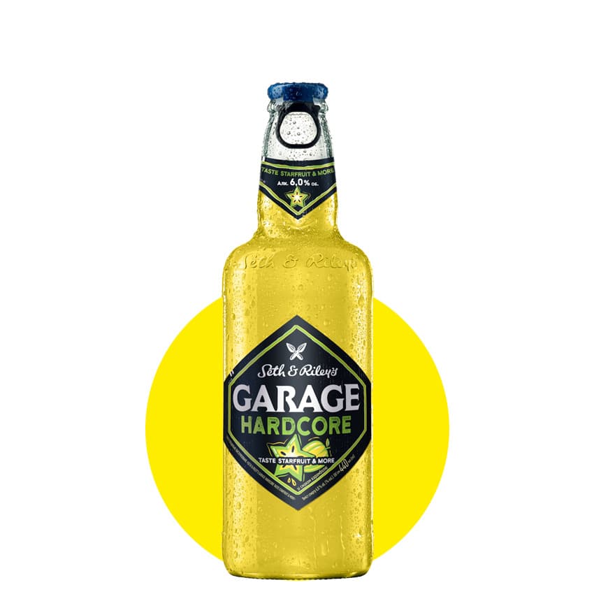 Пиво "Garage Hardcore taste Starfruit & More" 0,44л 6%