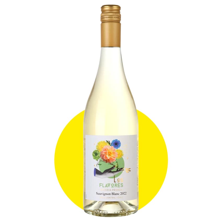 Вино "Los Flavores Sauvignon Blanc" біле сухе 0,75л 12,5%