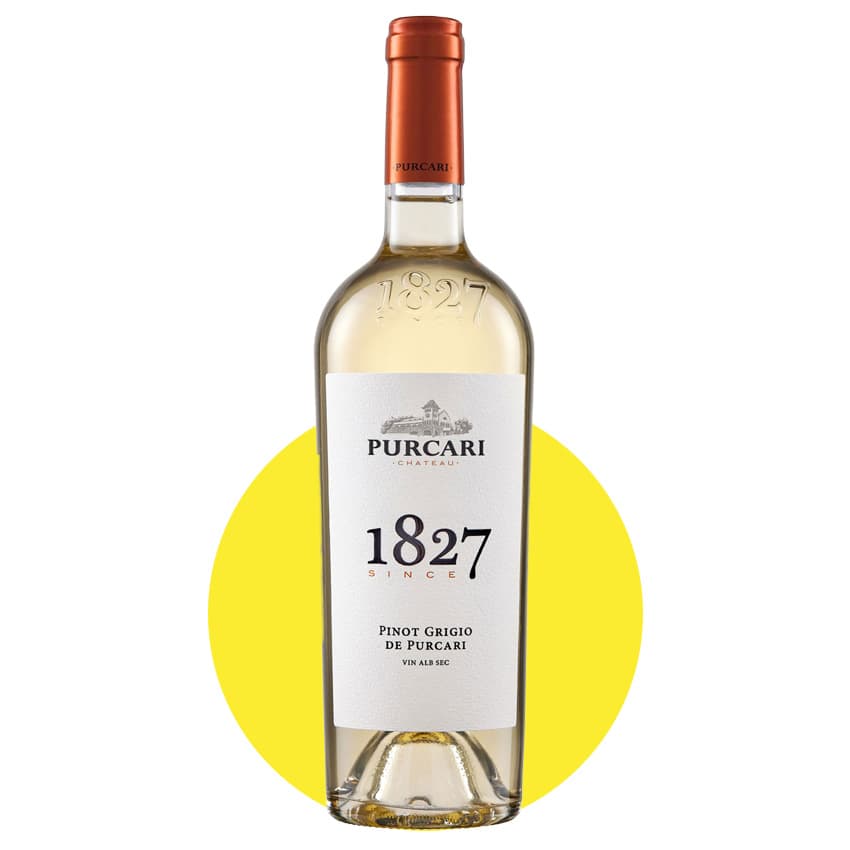 Вино "Purcari" Pinot Grigio біле сухе 0,75л 13%