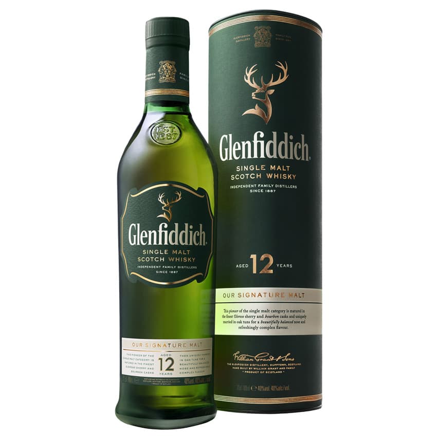 Віскі "Glenfiddich" 12 років 1л 40%