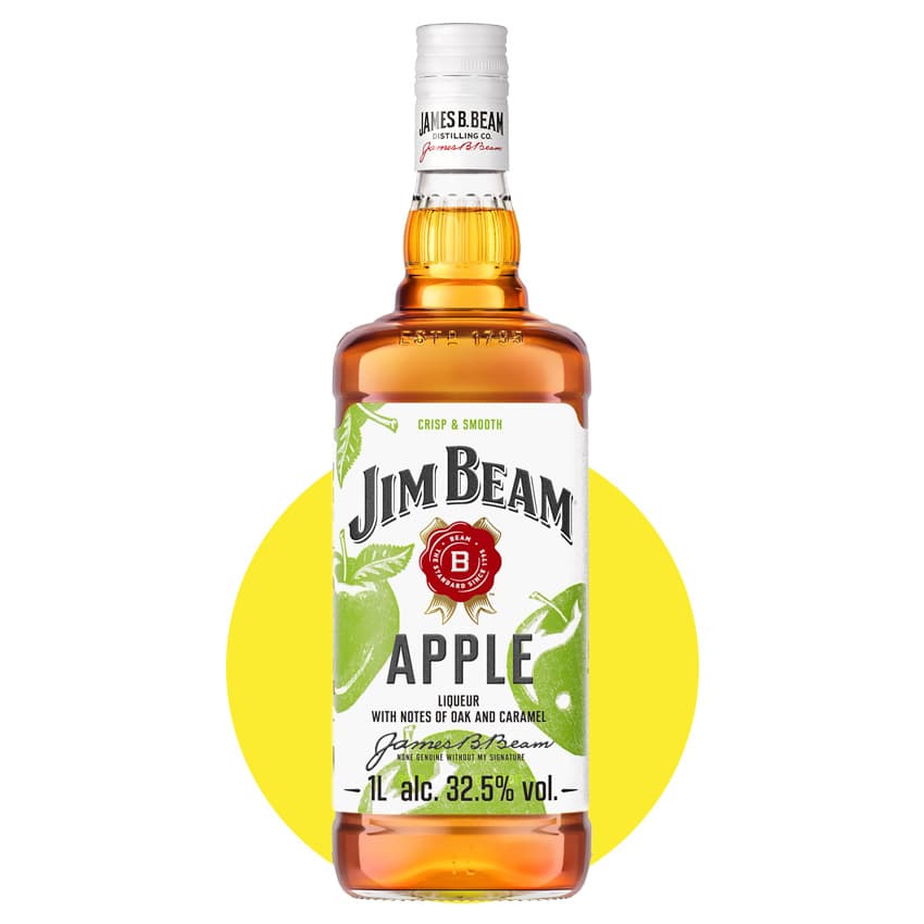 Лікер міцний "Jim Beam" Apple 1л 32,5%