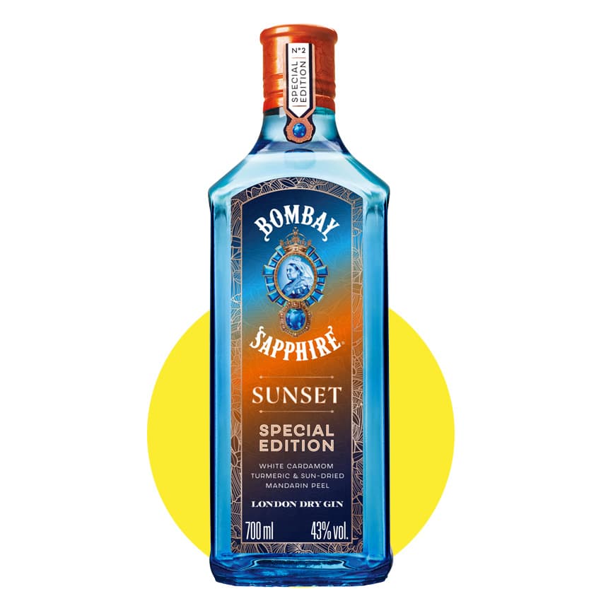 Джин "Bombay Sapphire Sunset" 0,7л 43%