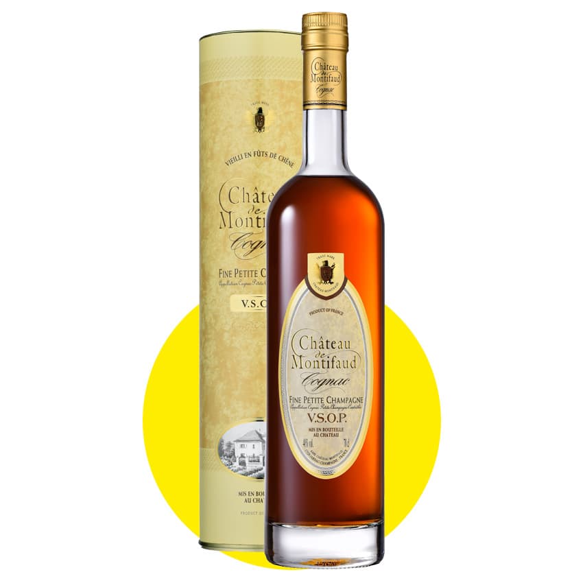 Коньяк "Chateau de Montifaud" Fine Petite Champagne VSОР (коробка) 0,5л 40%
