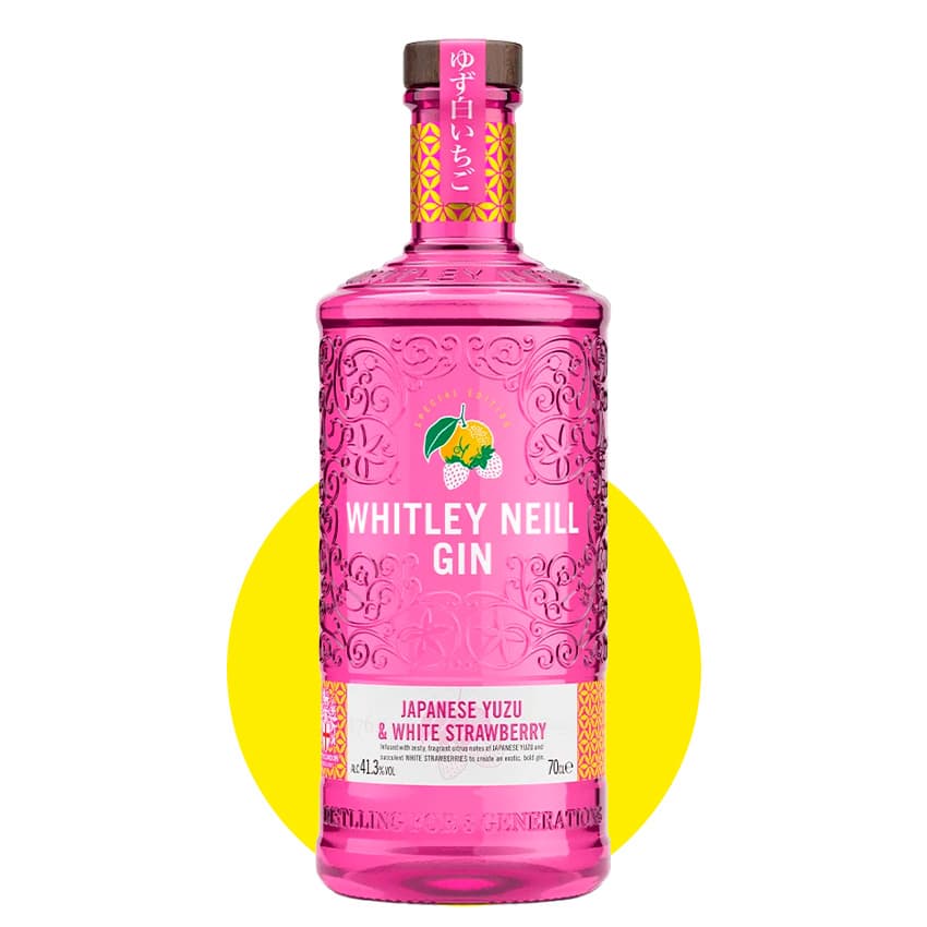 Джин "Whitley Neill Japanese Yuzu & White Strawberry" 0,7л 41,3%