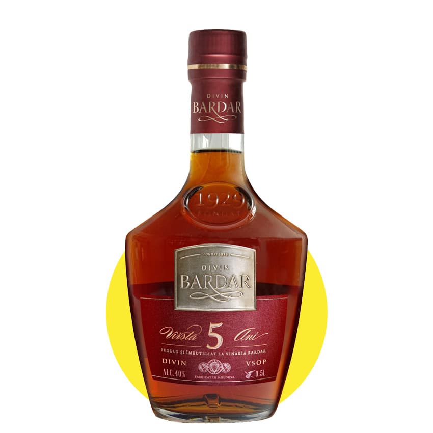 Бренді "Bardar Divin" 5 років 0,5л 40%