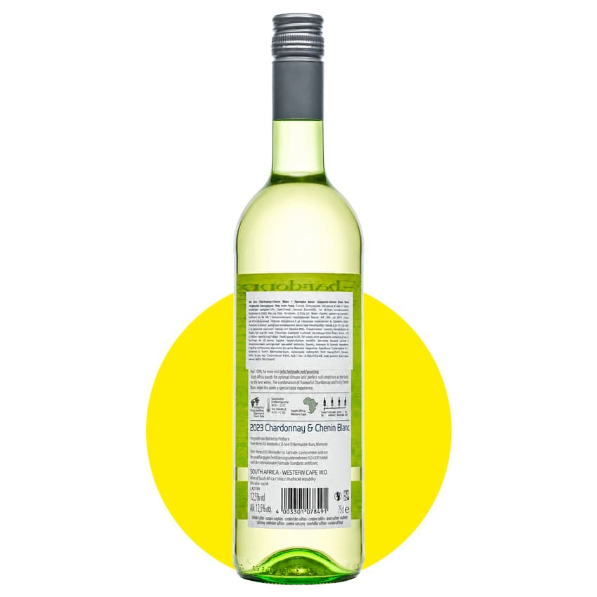 Вино "Fair Wine Chardonnay-Chenin Blanc" біле сухе 0,75л 12,5%