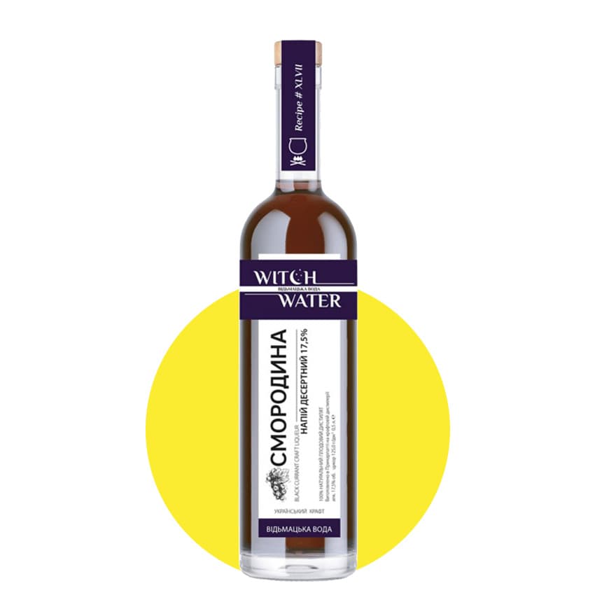 Напій алкогольний плодовий "Witch Water" Смородина десертний 0,5л 17,5%