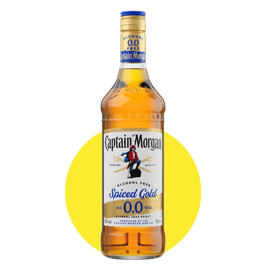 Напій безалкогольний "Captain Morgan Spiced Gold" Alcohol Free 0,7л