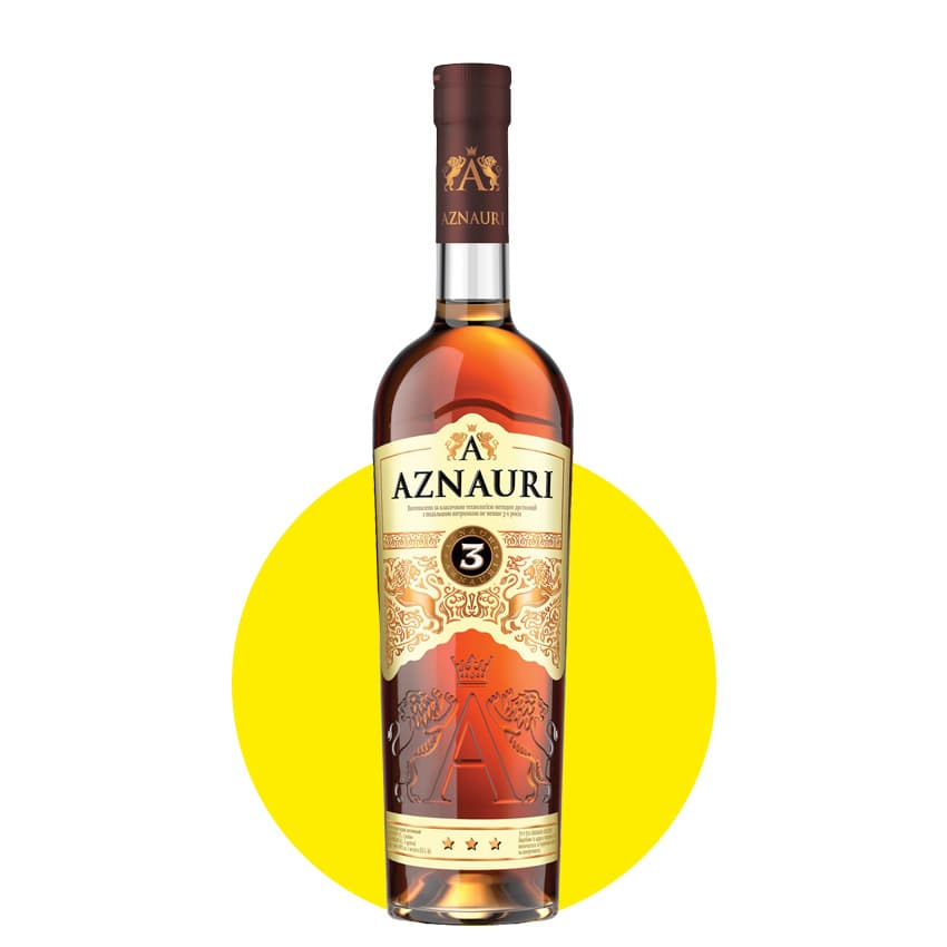 Бренді "Aznauri" 3 роки 0,5л 40%