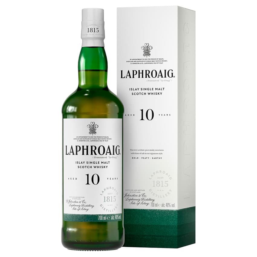 Віскі "Laphroaig" 10 років 0,7л 40% (коробка)
