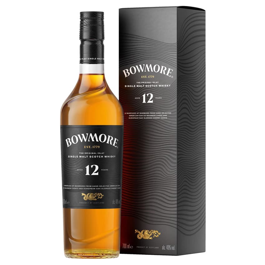 Віскі "Bowmore" 12 років 0,7л 40% (коробка)