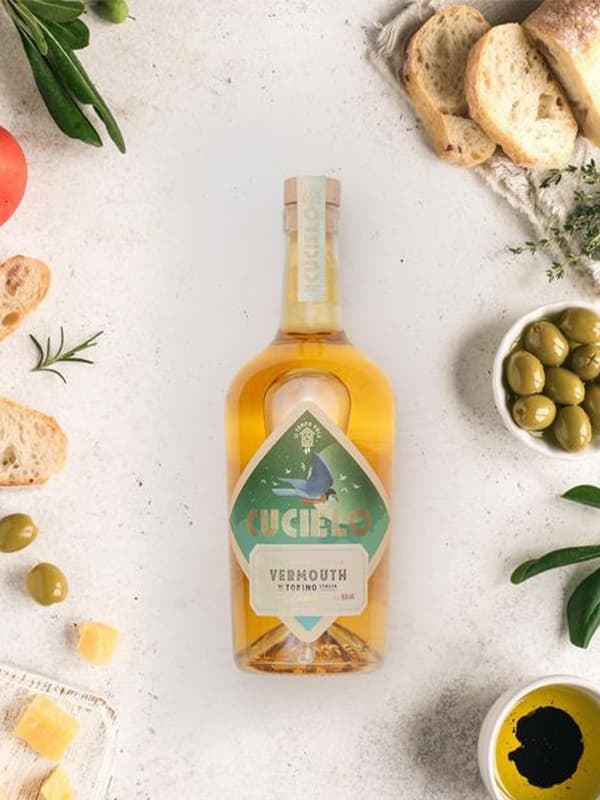 Вермут Кучіело ді Торино Б'янко / Cucielo Vermouth di Torino Bianco, біле солодке, 16.8%, 0.75л