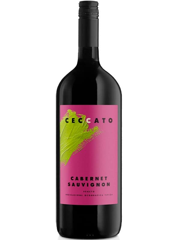 Вино Чеккато, Каберне Совіньйон / Ceccato, Cabernet Sauvignon, Cantine Riondo, червоне сухе 1.5л