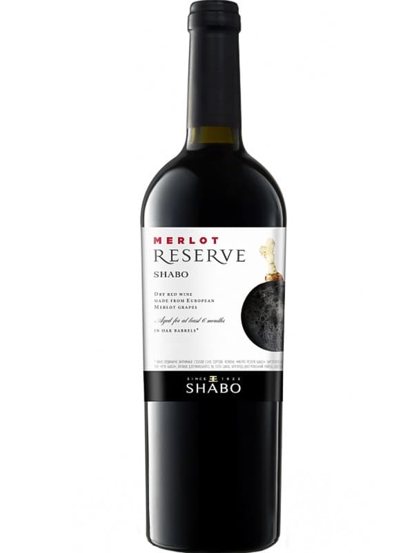 Вино Мерло, Резерв / Merlot, Reserve, Shabo, червоне сухе 0.75л