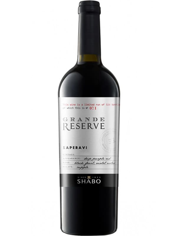 Вино Сапераві, Гран Резерв / Saperavi, Grand Reserve, Shabo, червоне сухе 0.75л