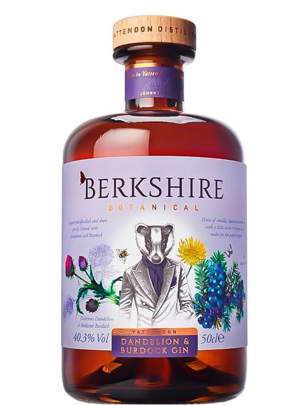 Джин Беркшир, Кульбаба та Лопух / Berkshire, Dandelion & Burdock, 40.3%, 0.5л