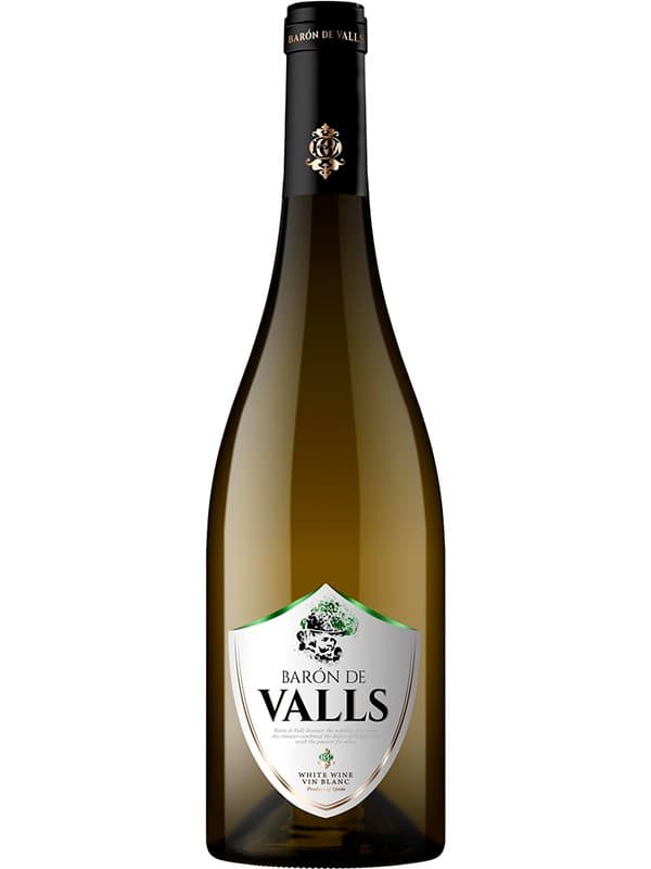 Вино Барон де Вальс, Він Блан / Baron de Valls, Vin Blanc, Vicente Gandia, біле напівсухе 0.75л