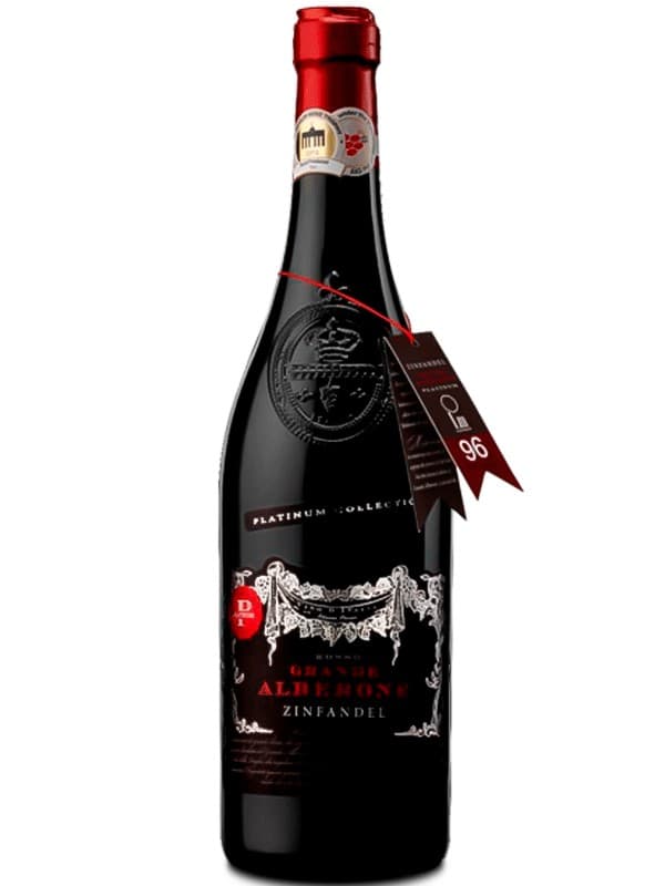 Вино Гранде Альбероне, Зінфандель / Grande Alberone, Zinfandel, Provinco Italia, червоне напівсухе 0.75л