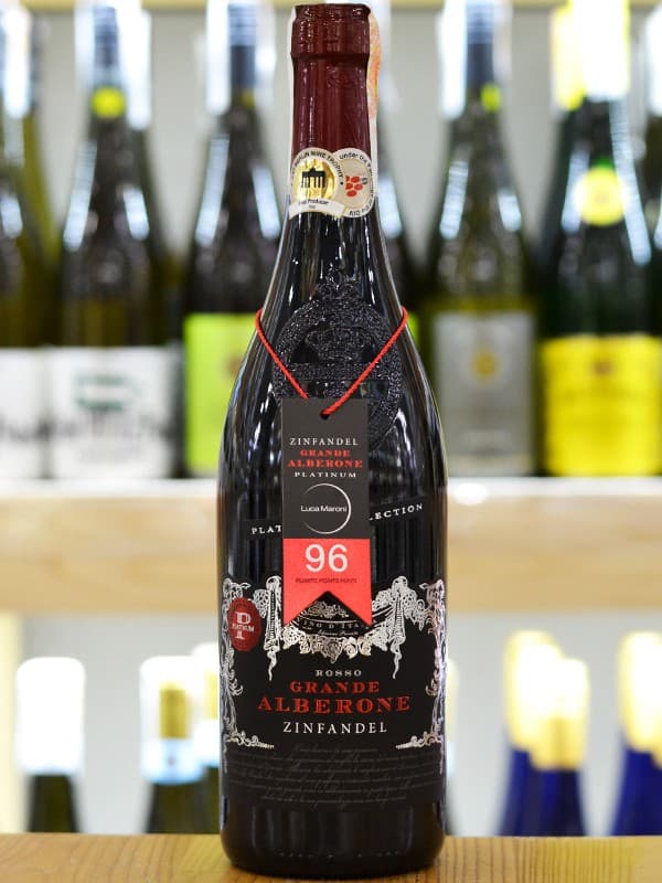 Вино Гранде Альбероне, Зінфандель / Grande Alberone, Zinfandel, Provinco Italia, червоне напівсухе 0.75л