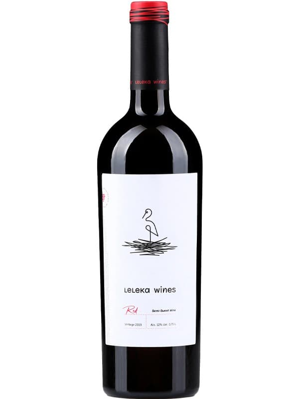 Вино Leleka Wines Red, червоне, напівсолодке, 12%, 0,75 л (854156)