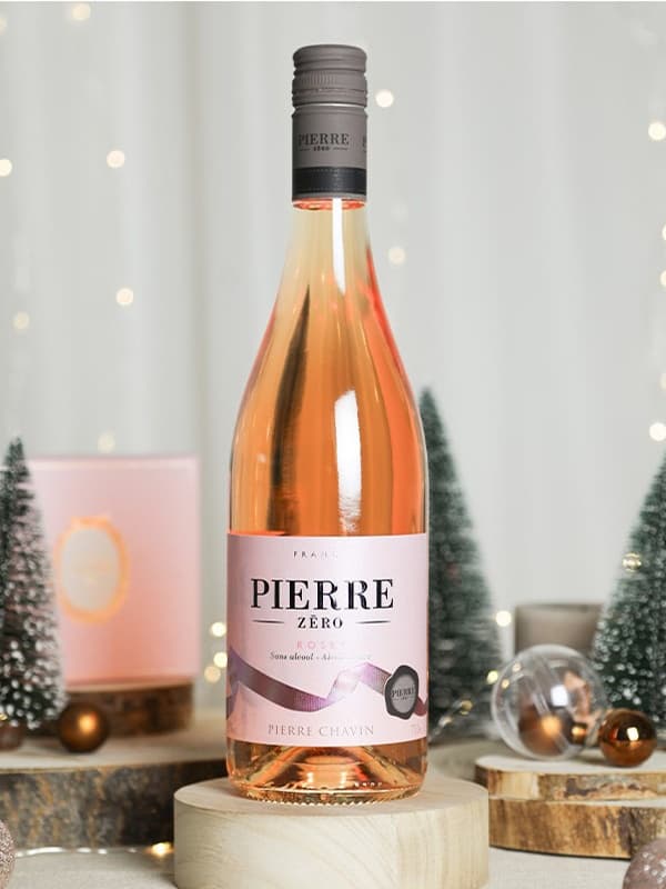 Безалкогольне вино П'єр Зеро, Розе / Pierre Zero, Rose, Domaines Pierre Chavin, рожеве 0.75л