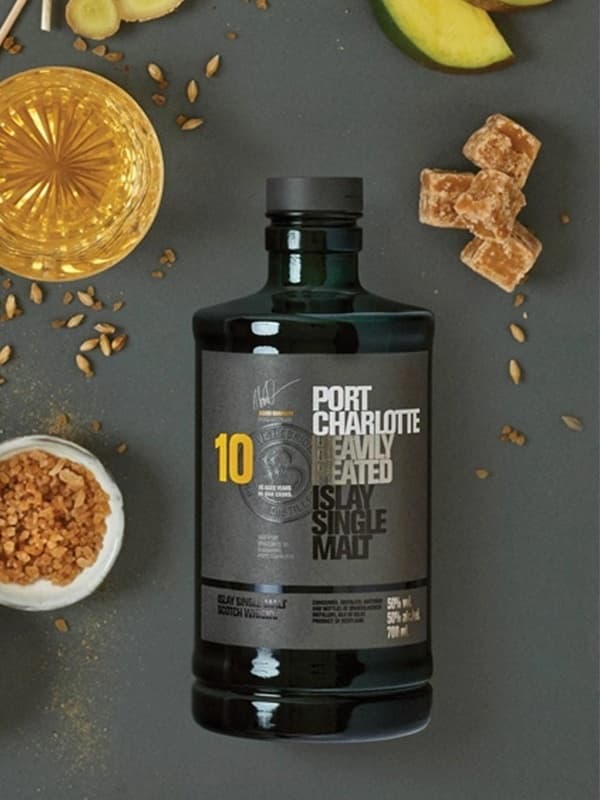 Віскі Порт Шарлотт / Port Charlotte, Bruichladdich, 10 років, 50%, 0.7л