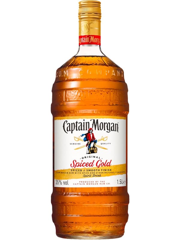 Ромовий напій Капітан Морган, Спайсед Голд / Captain Morgan, Spiced Gold, 35%, 1.5л
