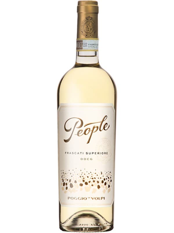 Вино Піпл, Фраскаті Суперіоре / People, Frascati Superiore, Poggio le Volpi, біле сухе 0.75л