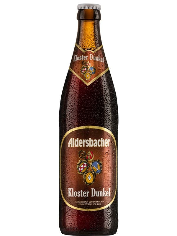 Пиво Клостер Дункель, Альдерсбахер / Kloster Dunkel, Aldersbacher, 5.3%, 0.5л